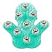 Boseen Metal Rolling Ball Massage Full Body Beauty Massager Glove green