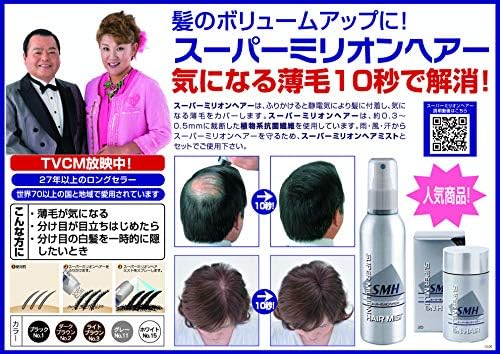 Amazon スーパーミリオンヘアー トライアルセット スーパーミリオンヘアー10g スーパーミリオンヘアミスト60ml ブラック Nｏ 1 スーパーミリオンヘアー ビューティー 通販