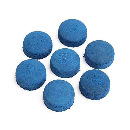 GOSONO 50pcs/lot 10mm Blue Billiard Pool Cue Tips Hardness in M Billiard Snooker Cue Stick Tip Billiard Accessories Master Tip For Black Ball Club