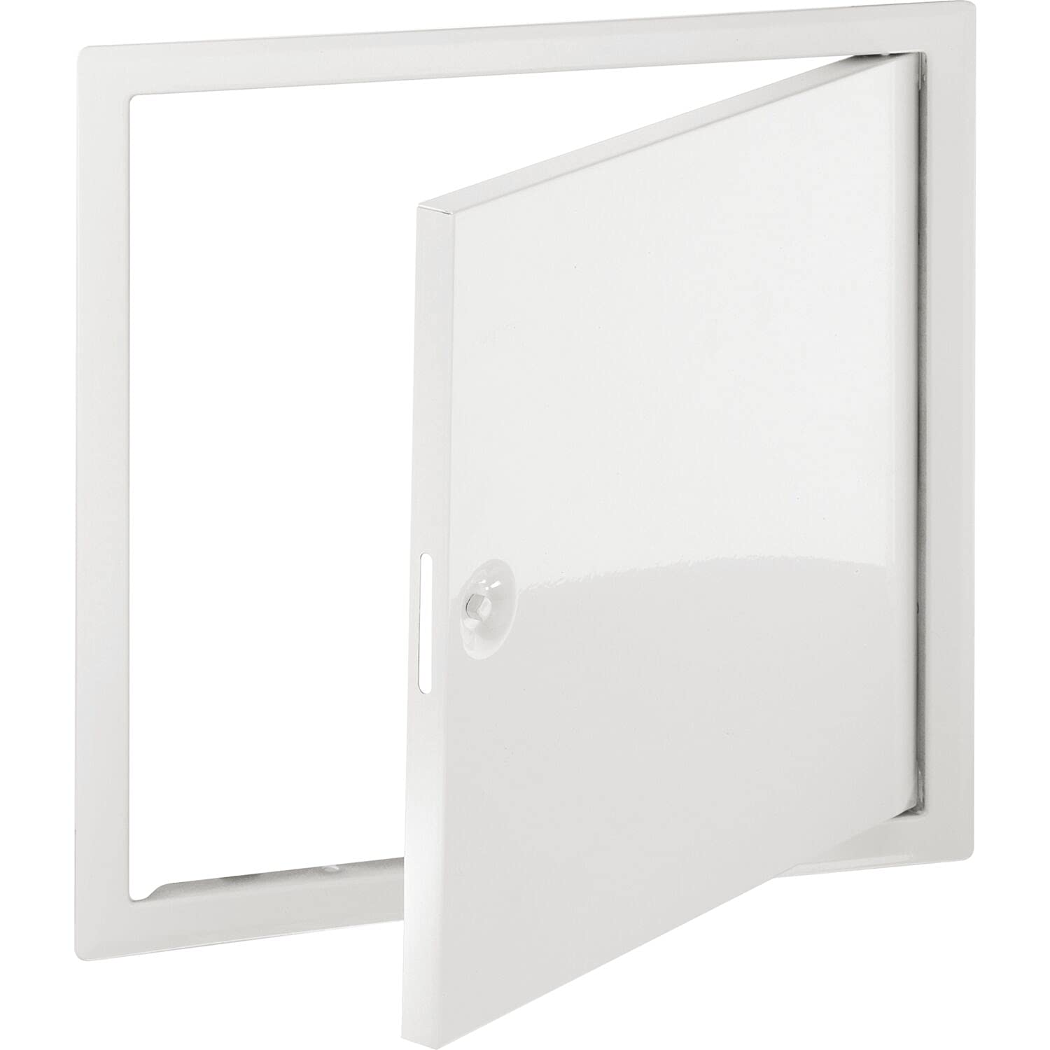 Upmann 20525 Revitür Softline SV 250 x 250 RAL9016 Square Closure, White, 25x25 cm