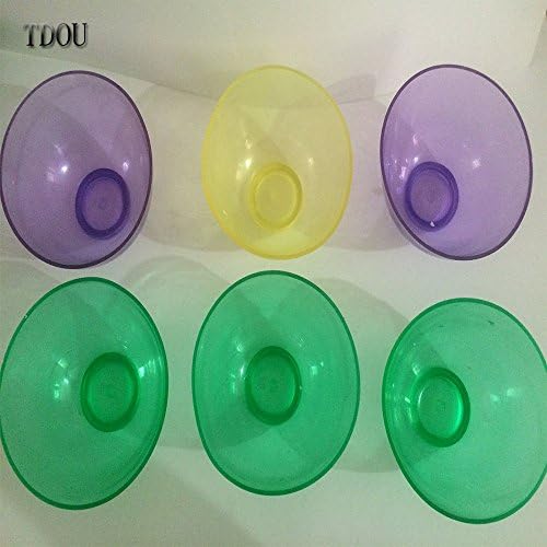 New Brand 6PCS Lab Flexible Alginate Rubber Mixing Colour Bowl Small/Medium/Large Size