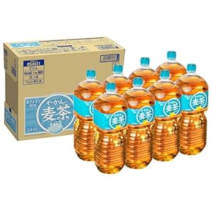 【Amazon.co.jp限定】CCL やかんの麦茶 from 爽健美茶 2LPET×8本