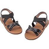 Bellocasa Toddler Girls Sandals Little Girl Summer Flat Sandal Baby Open Toe Outdoor Beach Holiday Dress Shoes