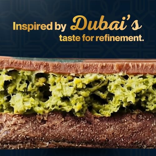 DUBELLO Dubai Chocolate 100g – Premium Milk Chocolate with Pistachio Cream & Crispy Kunafa – No Added Sugar – Luxury Middle Eastern Style Chocolate Bar – Gourmet Gift