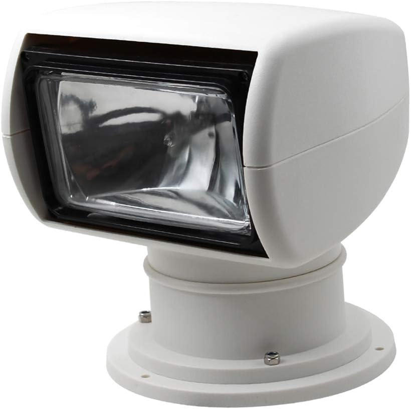 Almencla Boat Spotlights, 100W Marine Yacht Remote Control Halogen