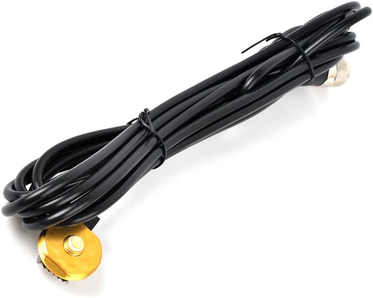 HYS TCJ-N1 3/8" to 3/4" Hole Mount with 13'/About 4m RG-58 Coax Cable NMO to PL259 for All NMO VHF/UHF/CB Radio Antenna: Home Audio & Theater