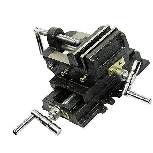 Thaisan7, Cross Slide Vise 4" inch Wide Drill Press X - Y Clamp Milling Heavy Duty 2 Way