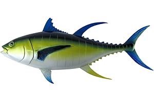 TG,LLC 28" Bluefin Tuna Saltwater Fish Wall Mount Hand Painted Plaque Trophy Taxidermy