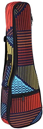 Concert Ukulele Bag by Tilesii Concert Soprano &amp; Tenor Sizes in 6 Official Colors. Double woven carry handle, Adjustable backpack straps, Ultra Thick Padding with Enhanced Glide Zipper