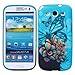 S3 Case, Wisdompro® 3 Pack Bundle of Color and Graphic Soft TPU Gel Protective Case Covers for Samsung Galaxy S III / S3 (Jellyfish Butterfly Pattern)