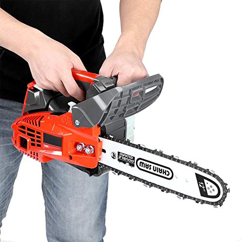 25cc 1000W Hochleistungsbenzin Kettensäge Säge Mähbalken & Ketten Kit Benzin Holz – Bild 6