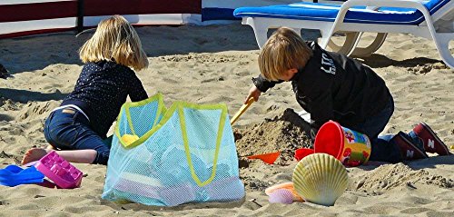 image for SupMLC Mesh Beach Bag Extra Large Beach Bags and Totes Tote Backpack T