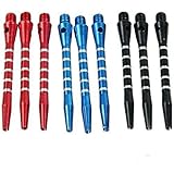 Gozebra(TM) 3X Aluminum Medium Darts Shafts Harrow
