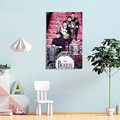 Grupo De Los Beatles Poster décoratif sur toile pour salon, chambre à coucher 30 x 45 cm - Les Beatles, Paul McCartney, John Lennon, RIngo Starr, George Harrison Grupo De Los Beatles Poster décoratif sur toile pour salon, chambre à coucher 30 x 45 cm – Image 4