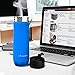 MalloMe Stainless Steel Coffee Travel Mug – 20 oz Vacuum Insulated Water Bottle Thermos Flask Cup Combo – Triple Walled Tumbler, 7 Colors, Two BPA Free Leak Proof Lids Included