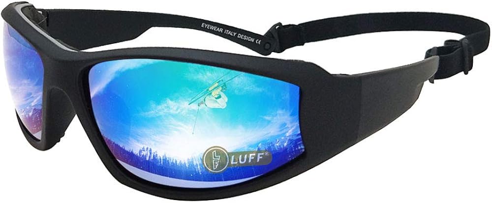 LUFF UV400 Outdoor Riding Glasses Sunglasses, Protect Your Eyes From Anti-Glare, Suitable For Cycling Running Fishing Golf (Green)