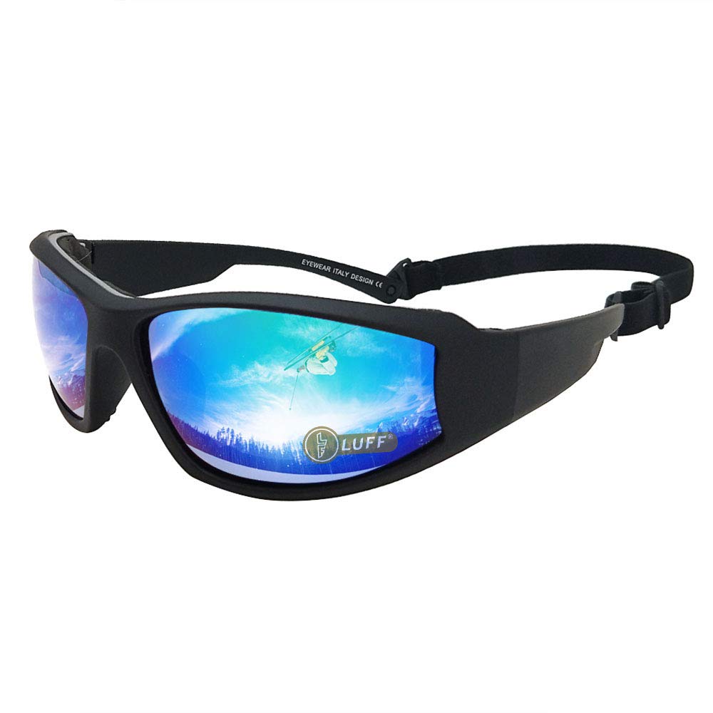 LUFF UV400 Outdoor Riding Glasses Sunglasses, Protect Your Eyes From Anti-Glare, Suitable For Cycling Running Fishing Golf (Green)
