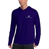 WINNERAIN Men's Sun Protection Hoodie UPF 50+ Fishing Long Sleeve Rash Guard Shirt SPF UV Protection T-Shirt Lightweight