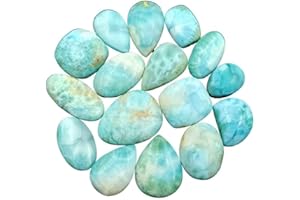 SGM Shop™ 100 Cts (3 to 5 Pcs) Natural Cabochon Loose Gemstone Flat Back Mix A+ Quality For Jewelry Making, Crafts & DIY, Wedding Gift, Healing Chakra, Wire Wrapping Crystals