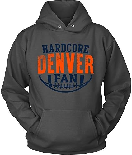 Hardcore Denver Football Fan Pullover Hoodie