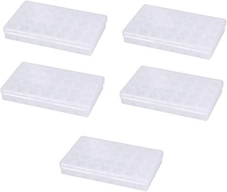 Amazon Tmtop 28仕切り パーツケース パーツ入れ ネイル プラスチック製 蓋付き 28仕切り 収納ボックス 透明ボックス パール 取り外す可能 ビーズ ダイヤモンド 小物 コンパクト アクセサリー 釣り 小物収納ケース 宝石 ビーズ収納ボックス 5点セット ジュエリー収納