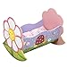 Fantasy Fields - Magic Garden Thematic Rocking Bed for 18 inch Doll Cradle  Imagination Inspiring Hand Crafted & Hand Painted Details   Non-Toxic, Lead Free Water-based Paint
