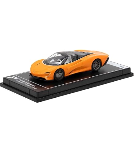 Amazon.com: PosterCars 1:64 Scale McLaren Speedtail Silver Diecast