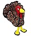 TUFFY - World's Tuffest Soft Dog Toy - Barnyard Turkey - Squeakers - Multiple Layers. Made Durable, Strong & Tough. Interactive Play (Tug, Toss & Fetch). Machine Washable & Floats. (Regular)
