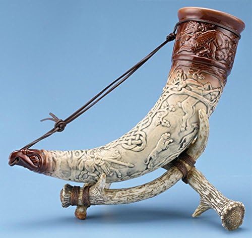 THE HORN OF CUCHULAINN w/ Stand Celtic Horn of Irish Myth-Heroes CuChulainn, Limited Edition