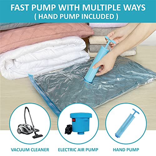 Vacuum Storage Bags, 10 Jumbo Space Saver Bags Vacuum Seal Bags with