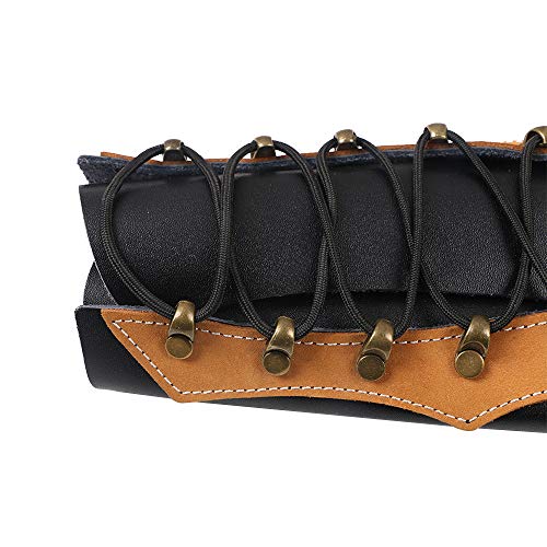 image for Huntingdoor Cow Leather Arm Guards Archery Arm Protector Hunting Shoot