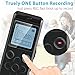 EVISTR 16gb Digital Voice Recorder Line in - Portable Recorders Lectures Voice Activated Recording Device Playback, USB Rechargeable