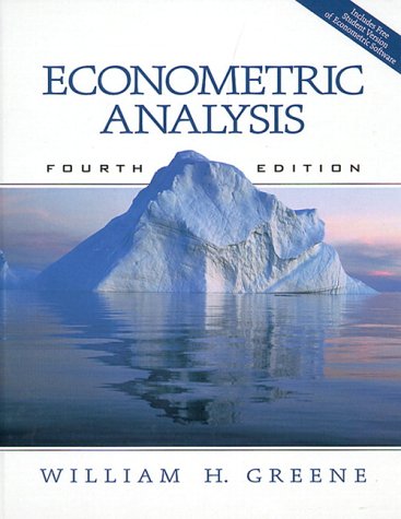 Econometric Analysis (4th Edition) Econometric Analysis (4th Edition)