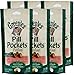 6-PACK Pill Pockets for Cats SALMON 9.6 oz (270 pockets)