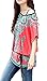 iNewbetter Womens Floral Batwing Sleeve Chiffon Beach Loose Blouse Tunic Tops (Pattern 40)
