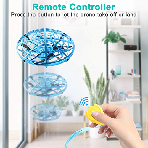 image for semai Flying Toys for Kids Mini UFO Drone Hand Operated Drones with 2 