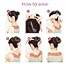 SARLA Drawstring Ballet Bun Hair Pieces Ginger Brown Synthetic Fake Hair Buns Extensions for Women Girls Lady Donut Chignon