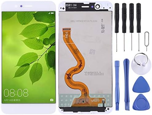 Internal charging port LCD Screen and Digitizer Full Assembly with Frame for Huawei Nova 2 Plus(White) ZHUHX ZHUHX (Color : White)