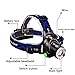 30000 Lumens LED Headlamp Flashlight Waterproof Rechargeable Zoomable Adjustable Focus Headlight Camping Hiking Hunting Running Working Outdoor Sports 3 Switch Mode high/low/strobe 2 Batteries/Charge