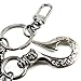 Double K Short Skull Biker Trucker Keychain Key Jean Wallet Chain (14.5