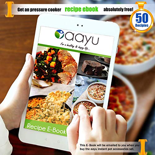 Pressure Cooker Accessories - Fits 6 QT, 8 quart Instant Pot and other Pressure Cookers (Multi Cookers) and 6.5 qt and 8qt Ninja Foodi (Medium)