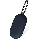 Geiomoo Silicone Case for Anker Soundcore V20i, Protective Cover with Carabiner (Navy Blue)