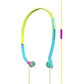 Koss KPH14i Retro Style On-Head Headphones, Microphone, Wired 3.5mm Plug | Side-Firing Element, In-Line Microphone and Remote, Lightweight, Adjustable,