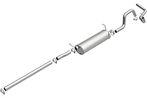 BRExhaust Direct-Fit Replacement Exhaust System 106-0026: Compatible with 2001-2003 Ford F-150