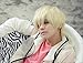 Hiliss New Fashion Cool Mens Boys Short Straight Platinum Blonde Hair Party Cosplay Wig