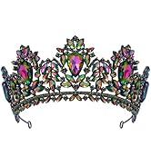 SWEETV Tiara Crown for Women, Wedding Tiara for Bride,Girls Quinceanera Prom Pageant Crown, Cryst...