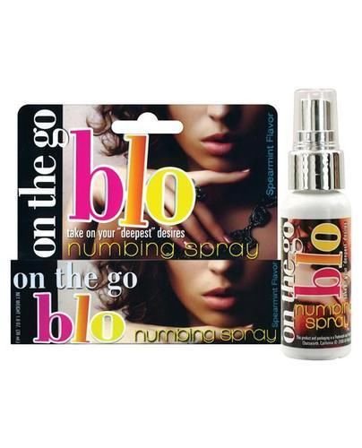 On the Go Blo Blow Deep Throat Oral Sex Desensitizing Numbing Numb Spray (2 pack)