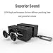 Bluetooth Speaker, V4.2 Wireless Speaker with Enhanced Bass Dual 10W Drivers Mini Portable Outdoor Speaker Built-in Mic, TF Card Slot, 3.5 mm Aux Input IPX6 Waterproof for Beach, Shower & Home