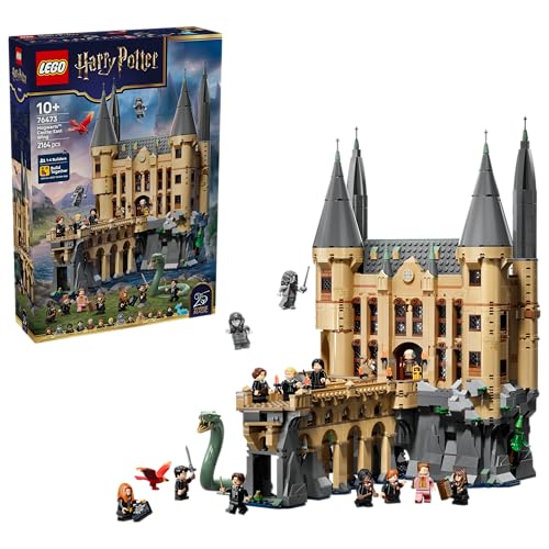 LEGO Harry Potter Schloss Hogwarts: Ostfluegel Spielzeug - Miniatur Modellbausatz mit 13 Minifiguren & sammelbarem Patronus - DIY Deko - Geschenkidee fuer Maedchen, Jungen & Fans ab 10 Jahren - 76473