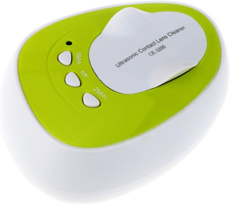 Portable Mini Ultrasonic Contact Lenses Cleaner Machine 2 Minutes 4ML 46KHz Cleaning Sterilization Daily Care
